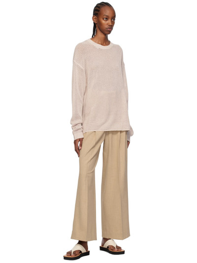 BY MALENE BIRGER Beige Cymbaria Trousers outlook
