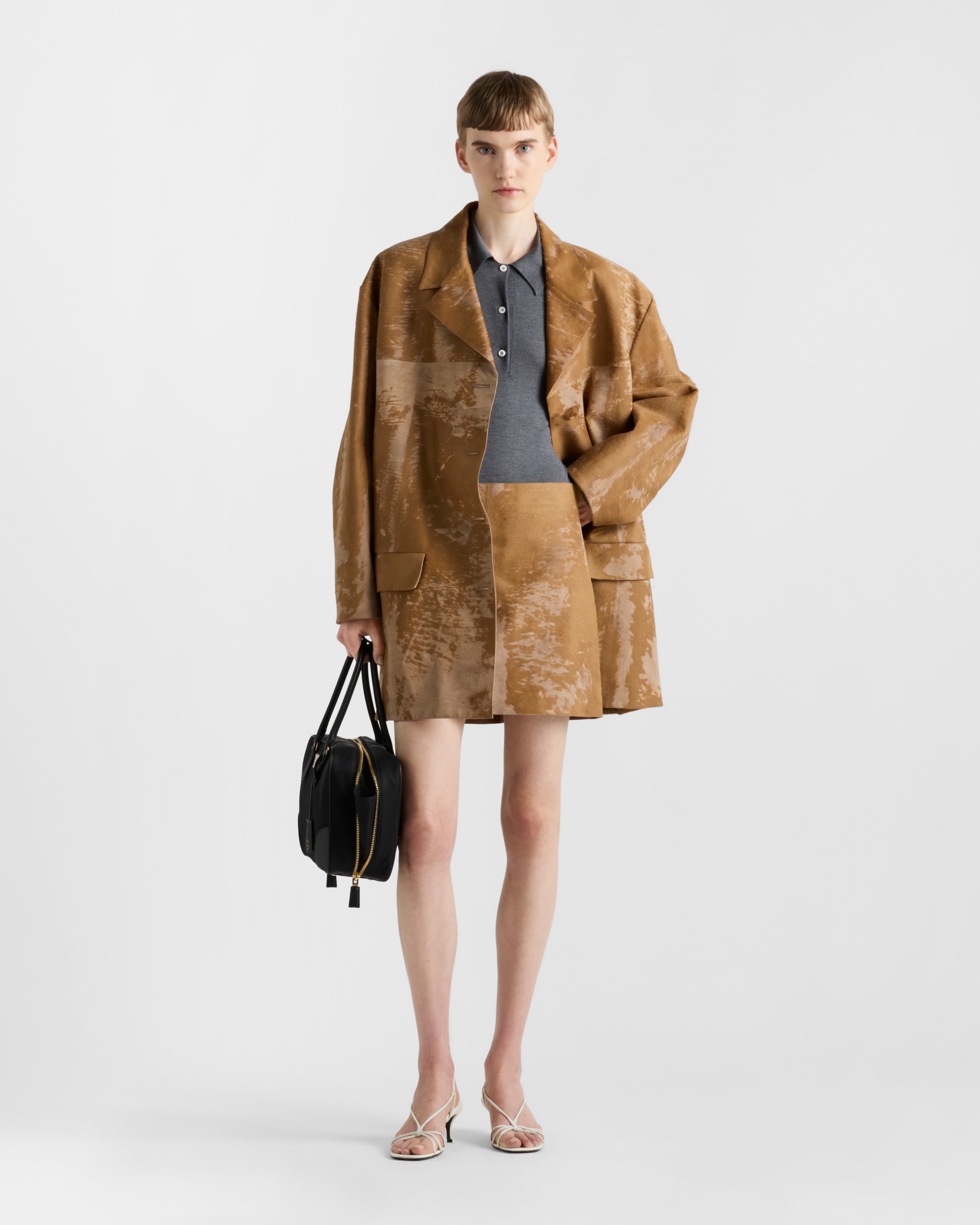 Leather miniskirt - 2