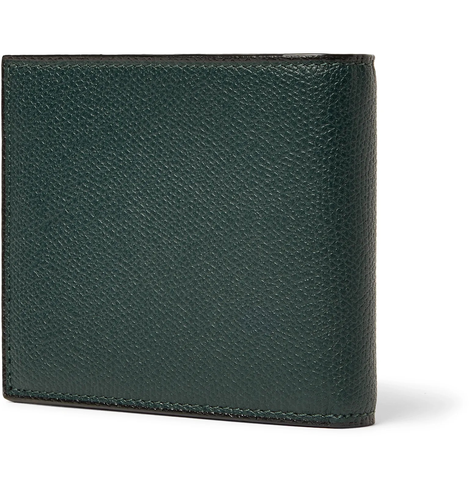 Pebble-Grain Leather Billfold Wallet - 9