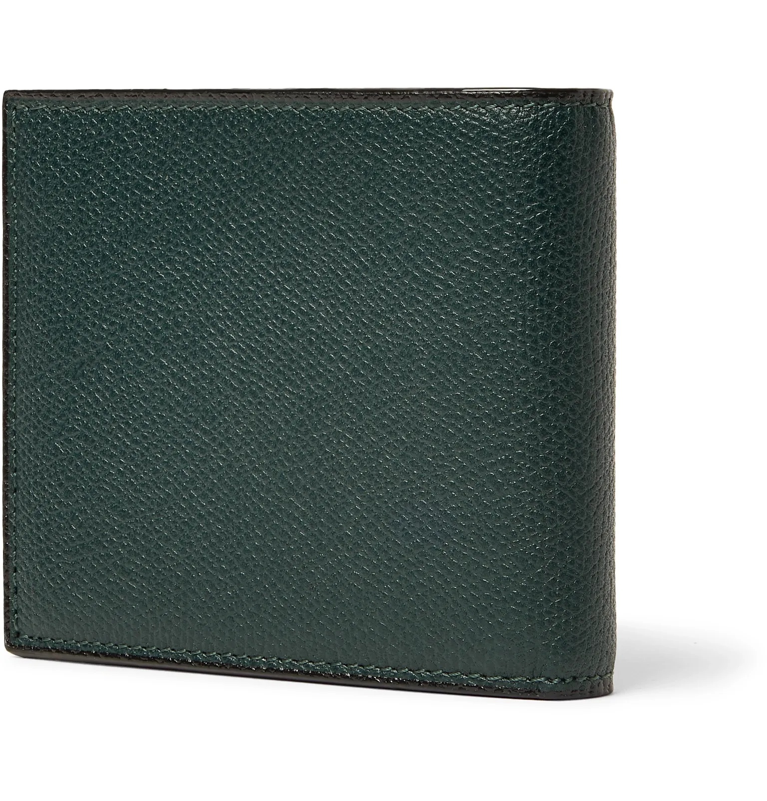 Pebble-Grain Leather Billfold Wallet - 7