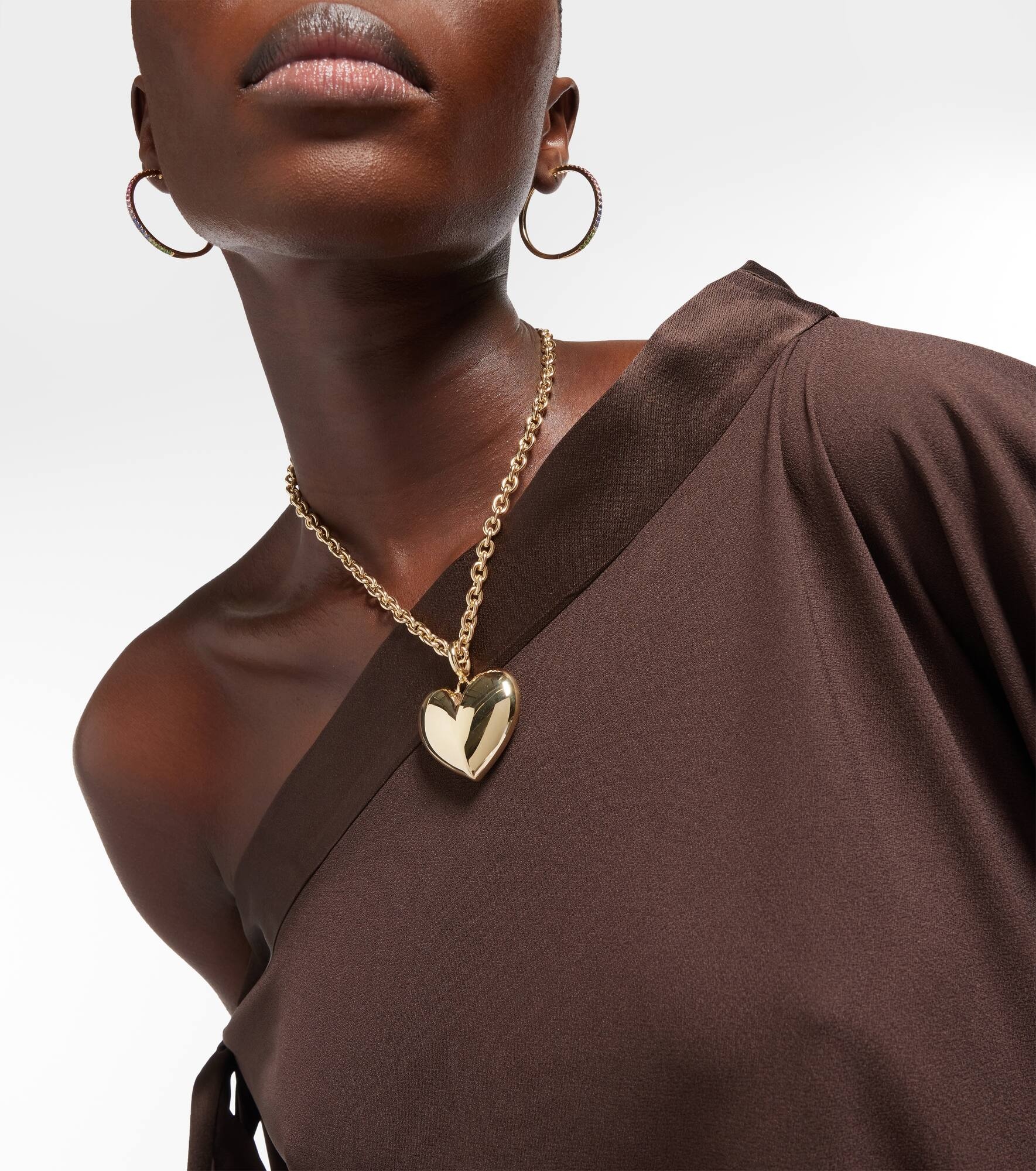 Paulette 14kt gold pendant necklace - 5