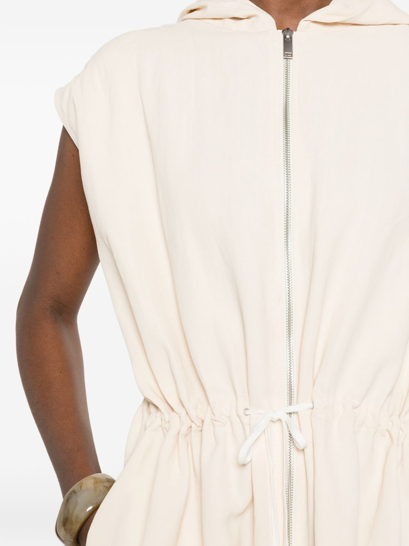 hooded zip-up maxi dress 5