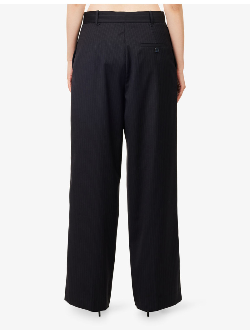 Orban Wide-Leg Wool-Blend Trousers 4