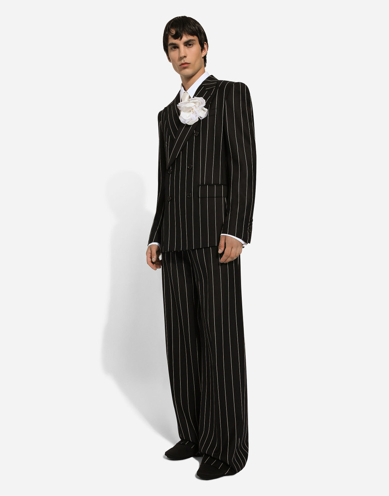 Double-breasted pinstripe Sicilia-fit jacket 5