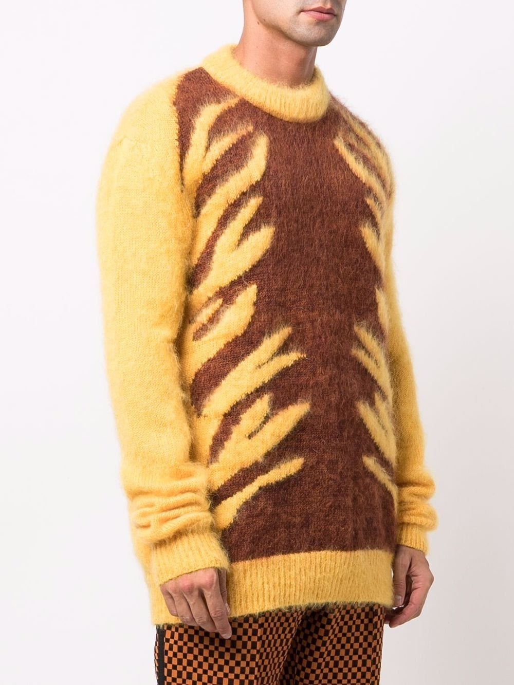 abstract intarsia-knit jumper - 3