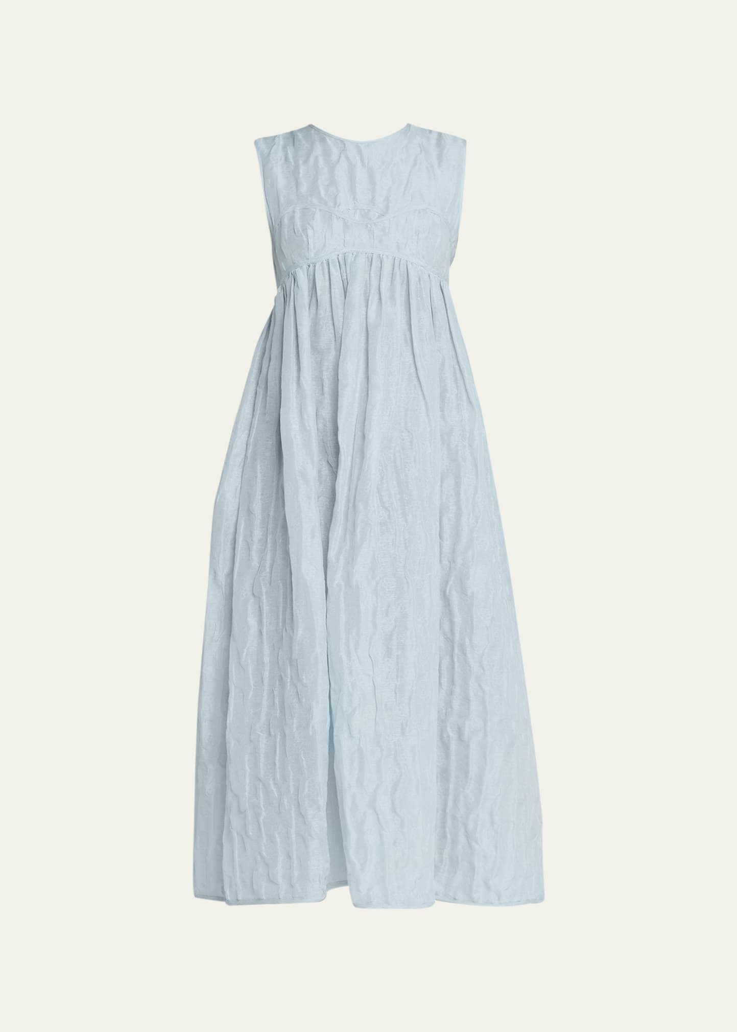 CECILIE BAHNSEN Soleil Matelasse Midi Dress