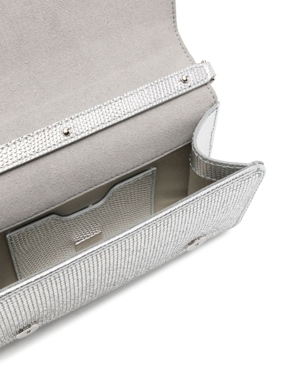 crystal-embellished clutch bag - 5