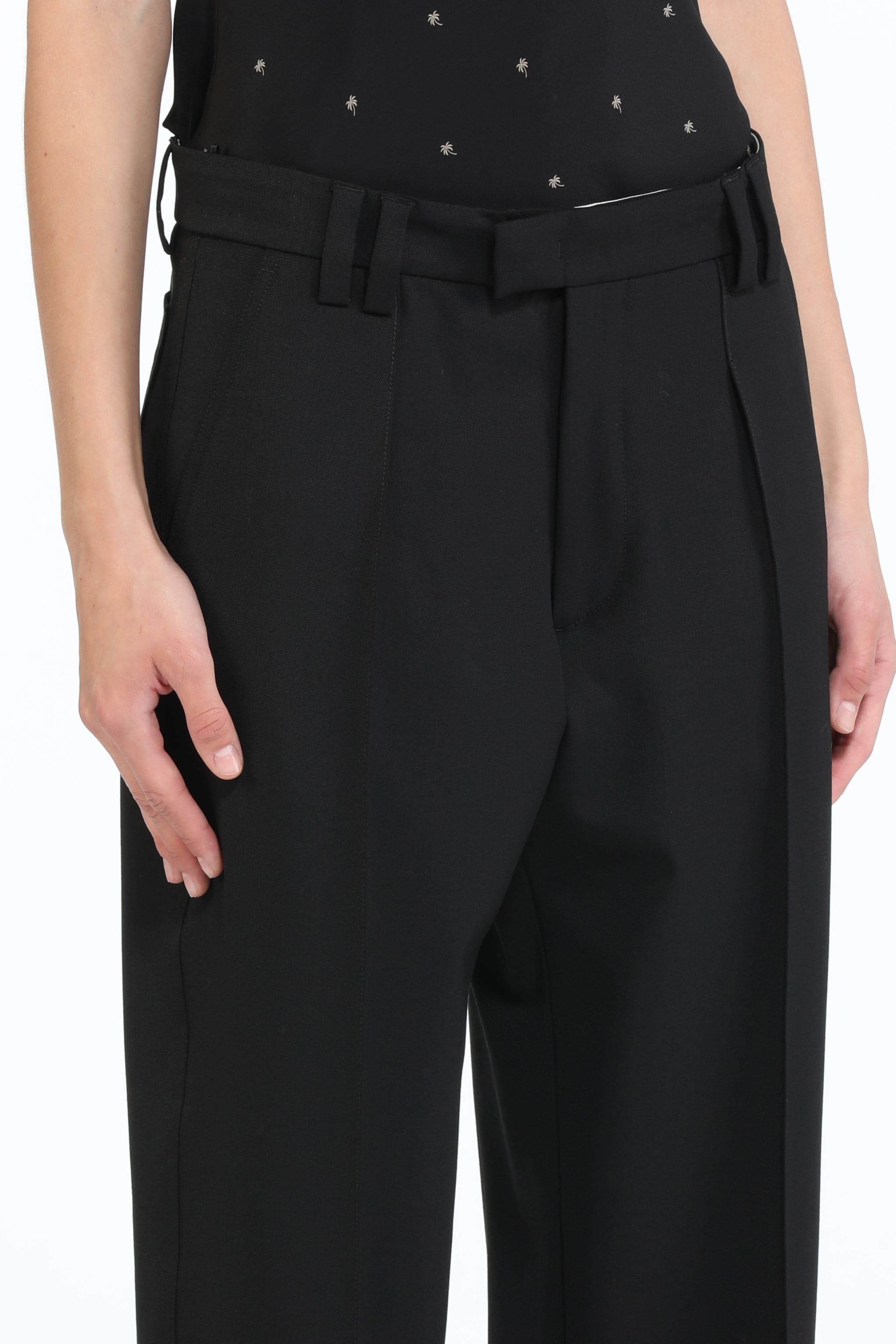 CROPPED STRAIGHT-LEG TROUSERS - 5