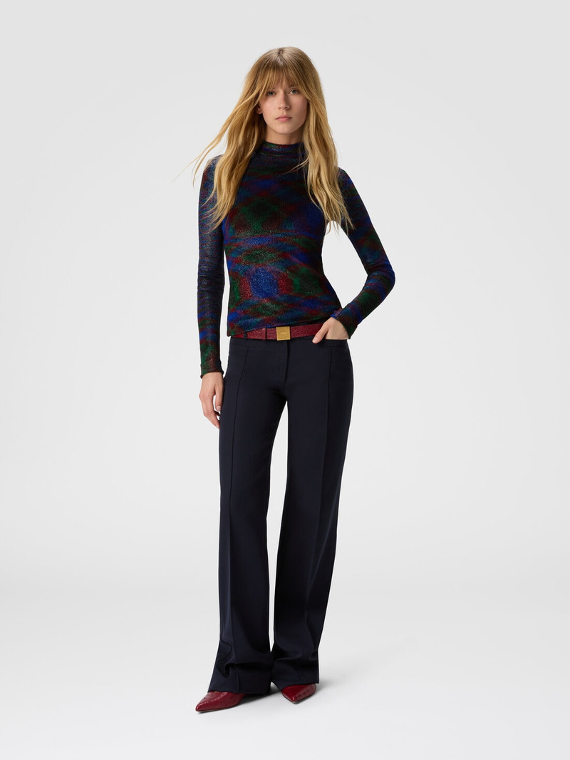 Missoni Turtleneck sweater with flame pattern outlook