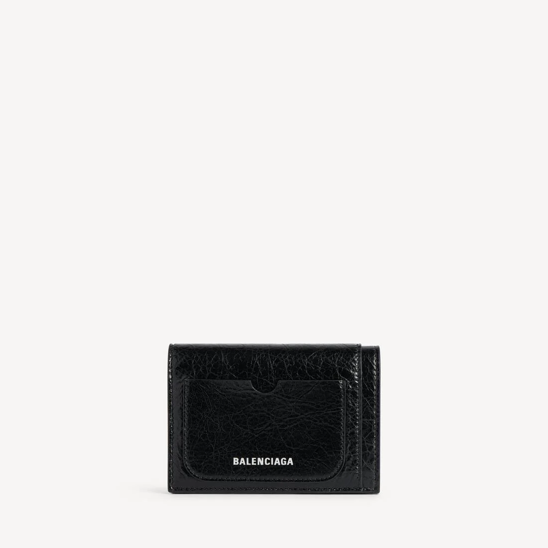 Men's Superbusy Vertical Bifold Wallet in Black - 1