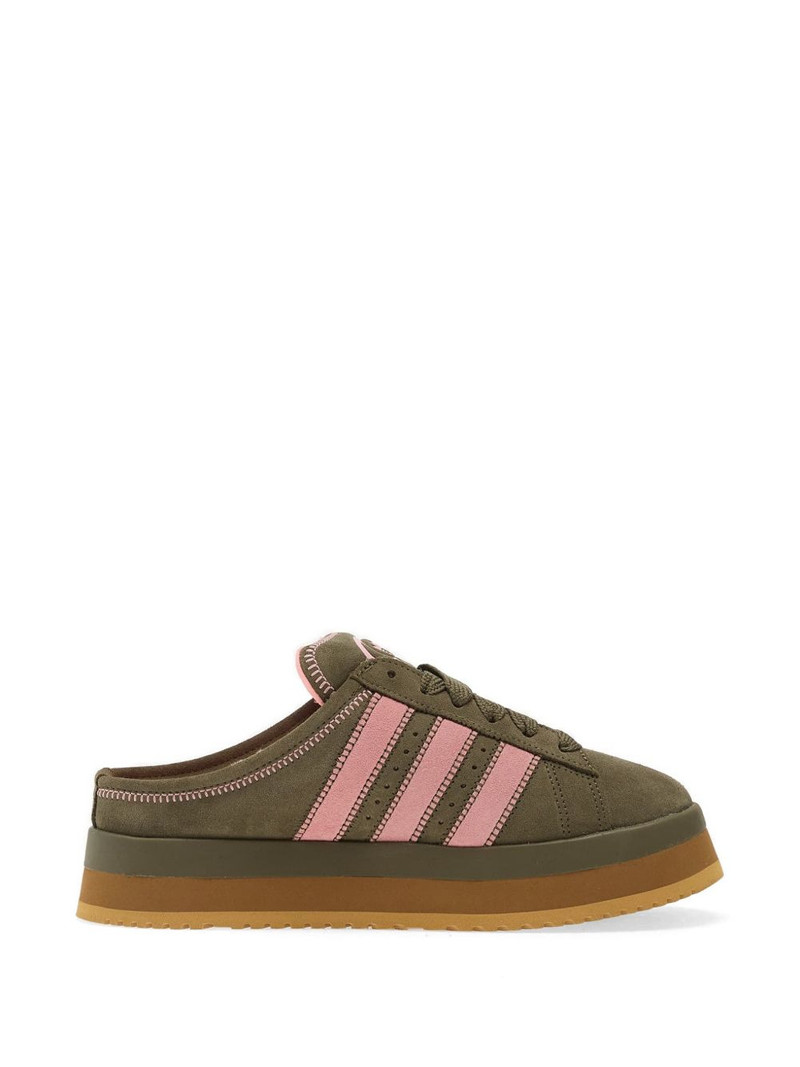 Campus 00s three-stripes platform-sole slippers 1