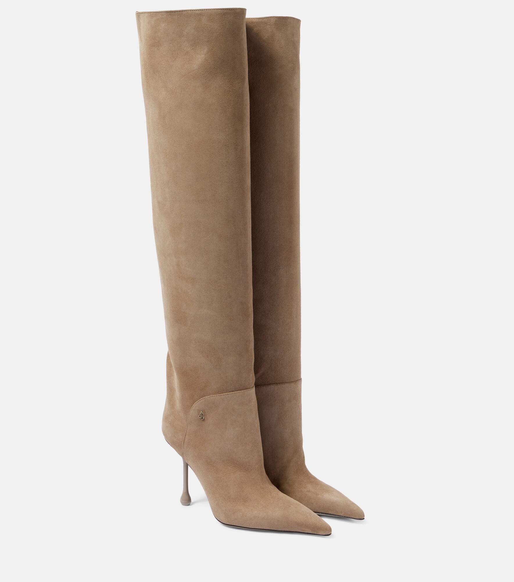 Cycas suede over-the-knee boots - 1
