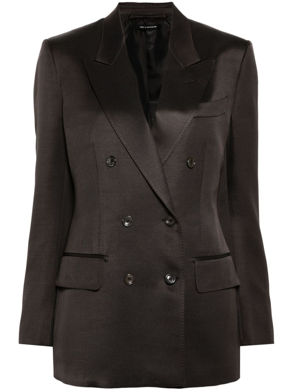 double-breasted blazer - 1