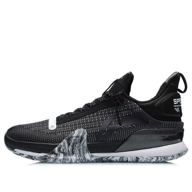 Li-Ning 속도 7 프리미엄 '블랙 화이트' ABAR001-4 - 1