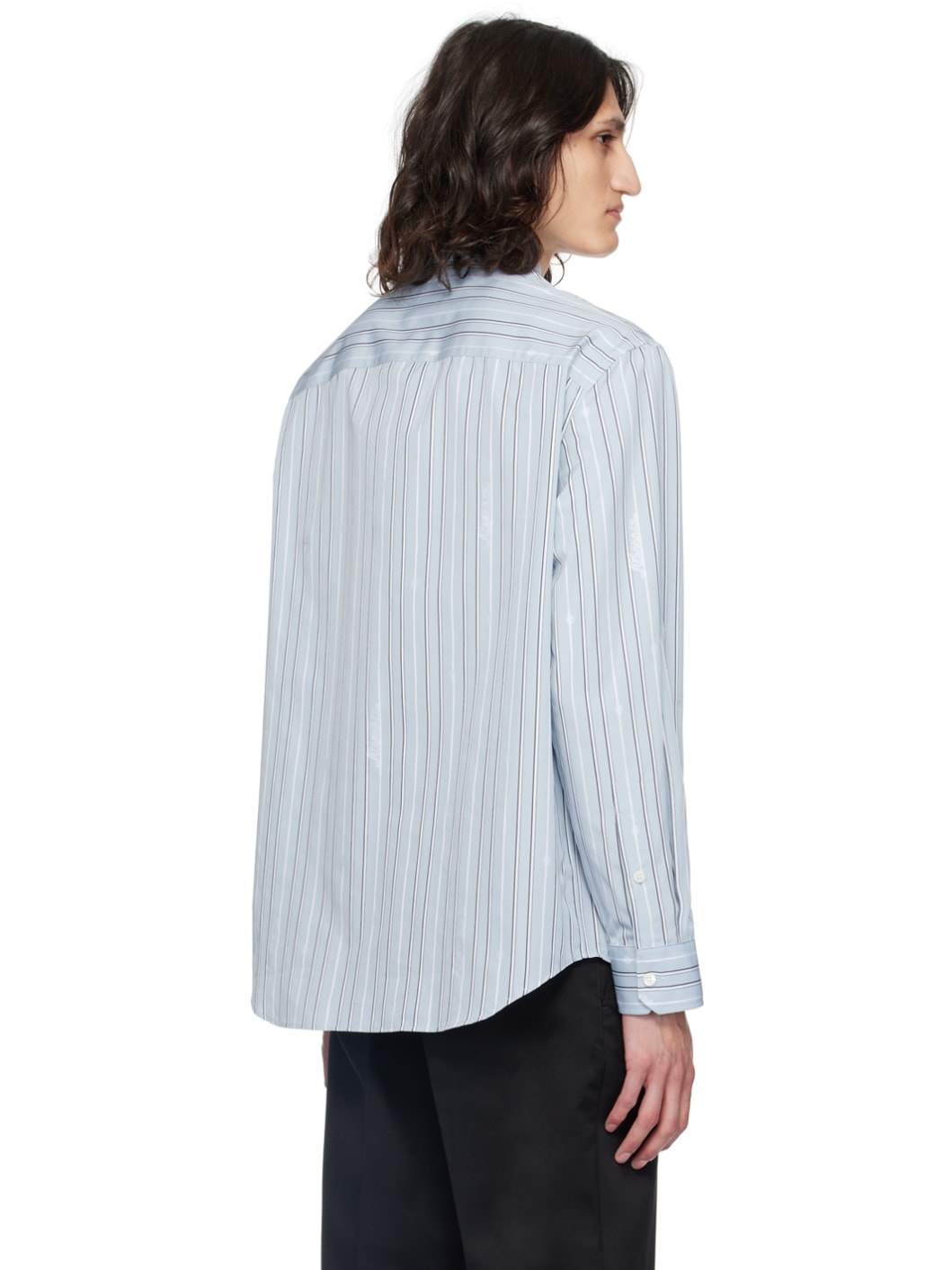 Blue Nautical Stripe Shirt - 3