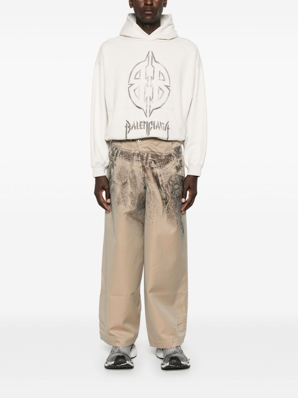 Metal BB stencil hoodie - 2