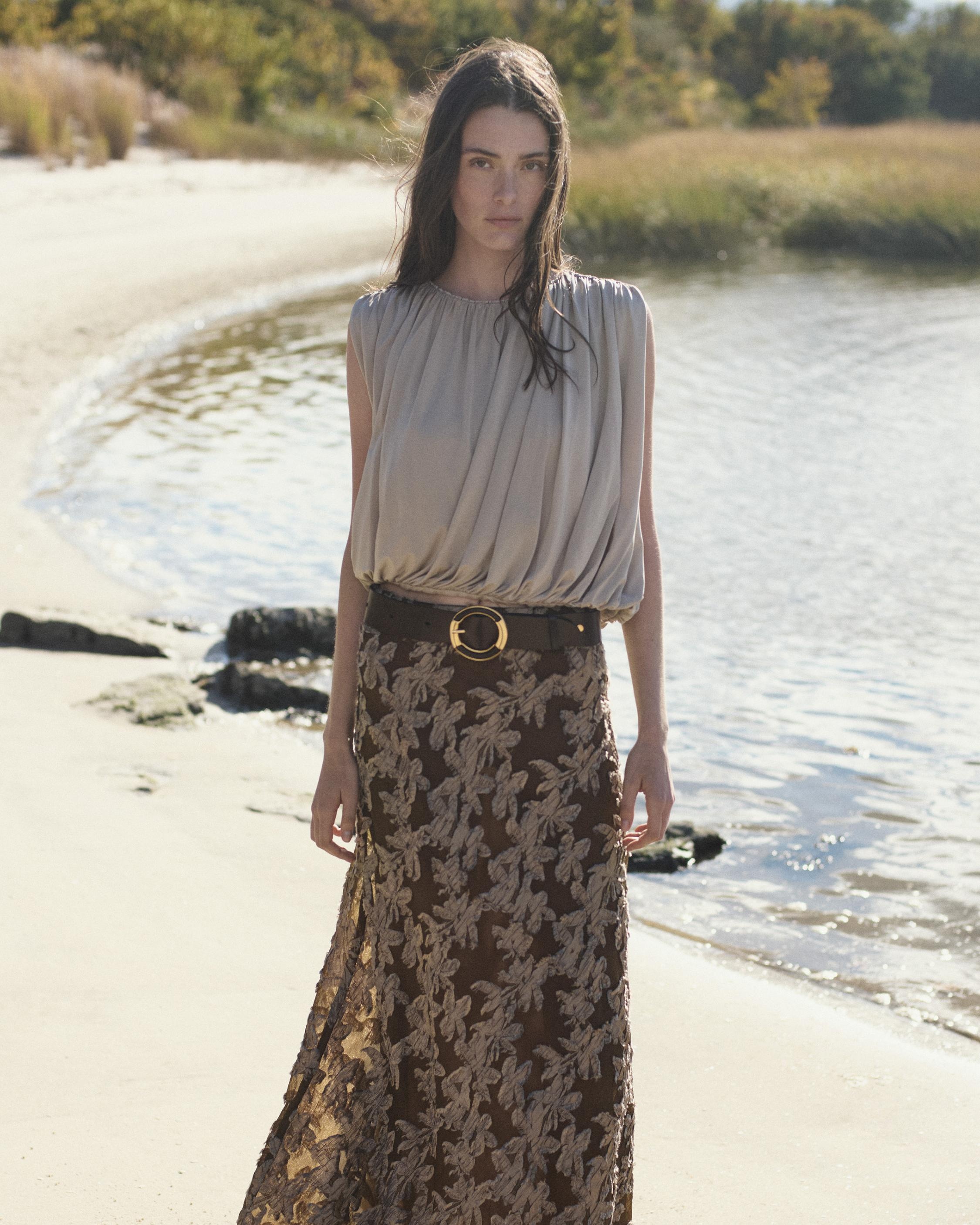 Wren Fil Coupé Maxi Skirt - 7