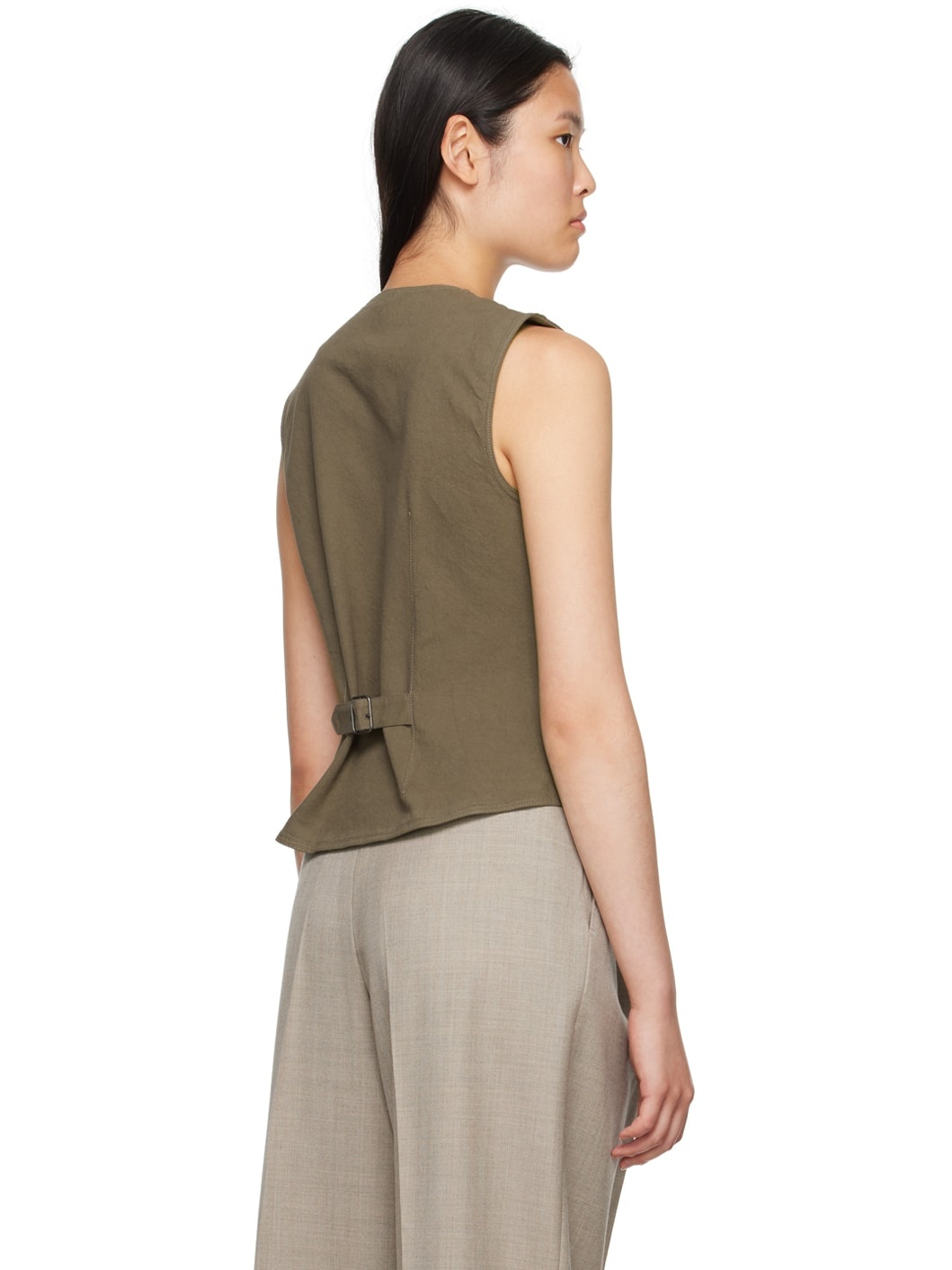 Khaki Viona Vest - 3