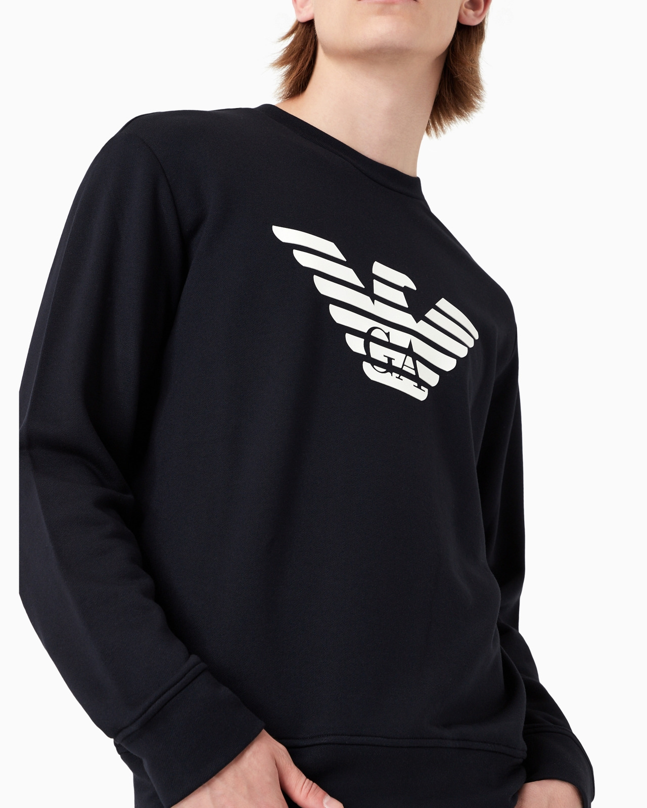 Modal-blend sweatshirt with logo print - 6