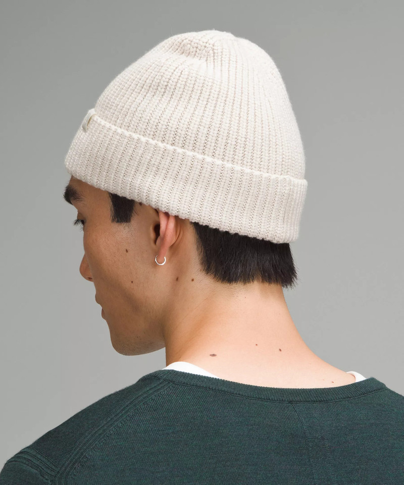 Close-Fit Wool-Blend Ribbed Knit Beanie 6