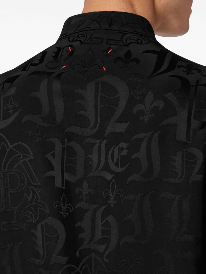 tiger-print crystal-embellished shirt 5