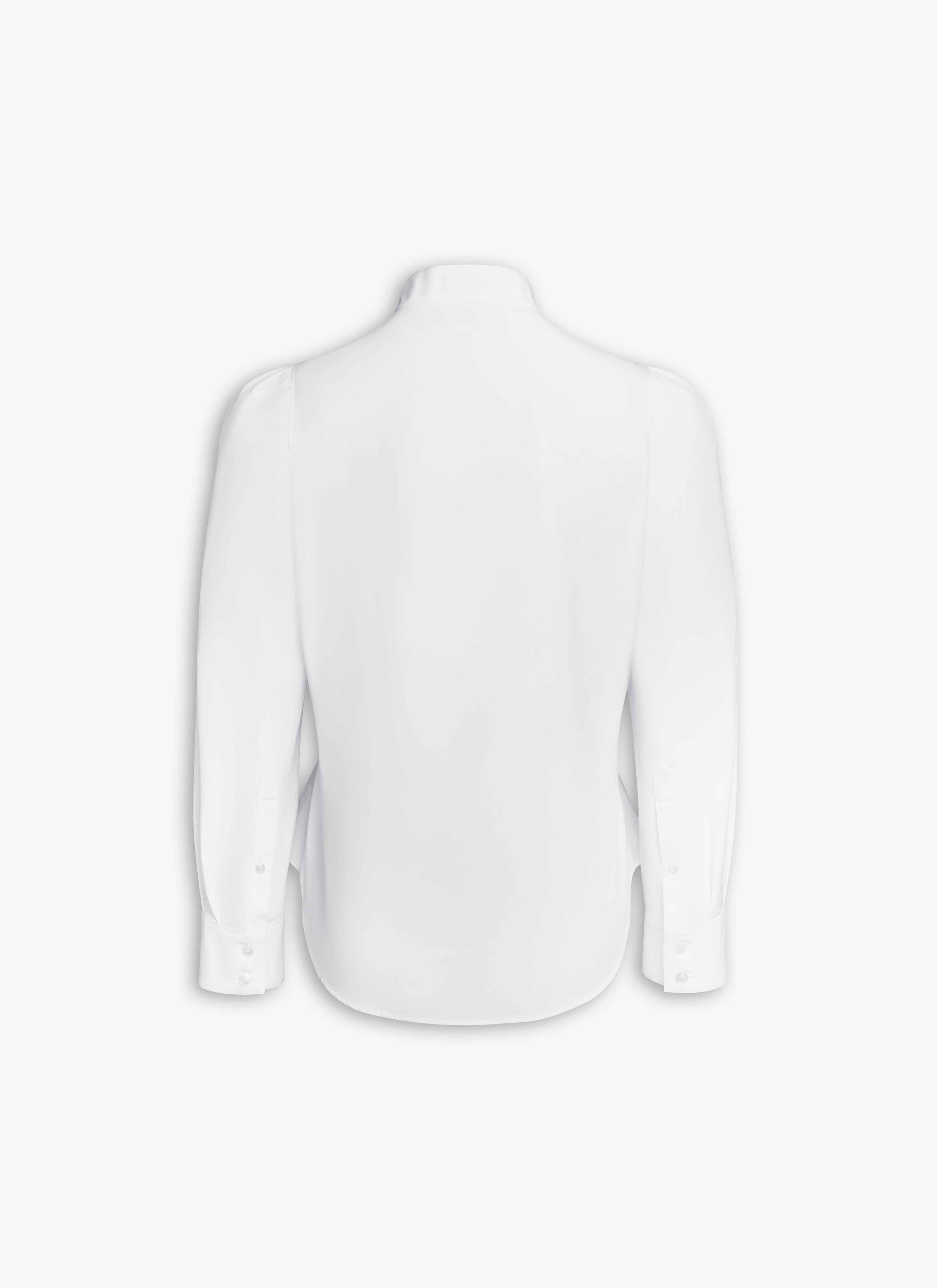COTTON POPLIN PUFF SHIRT - 4