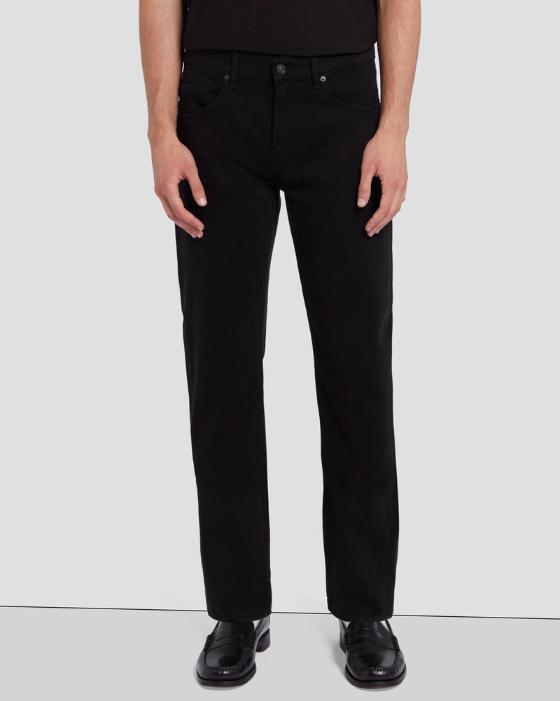 7 For All Mankind Left Hand Slimmy in True Black outlook