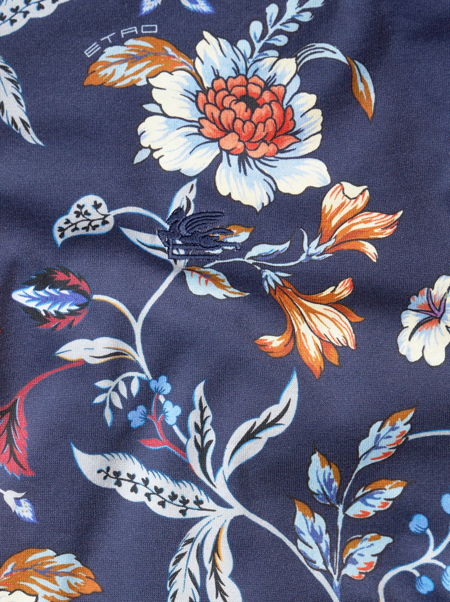 FLORAL-PRINT T-SHIRT WITH LOGO - 6