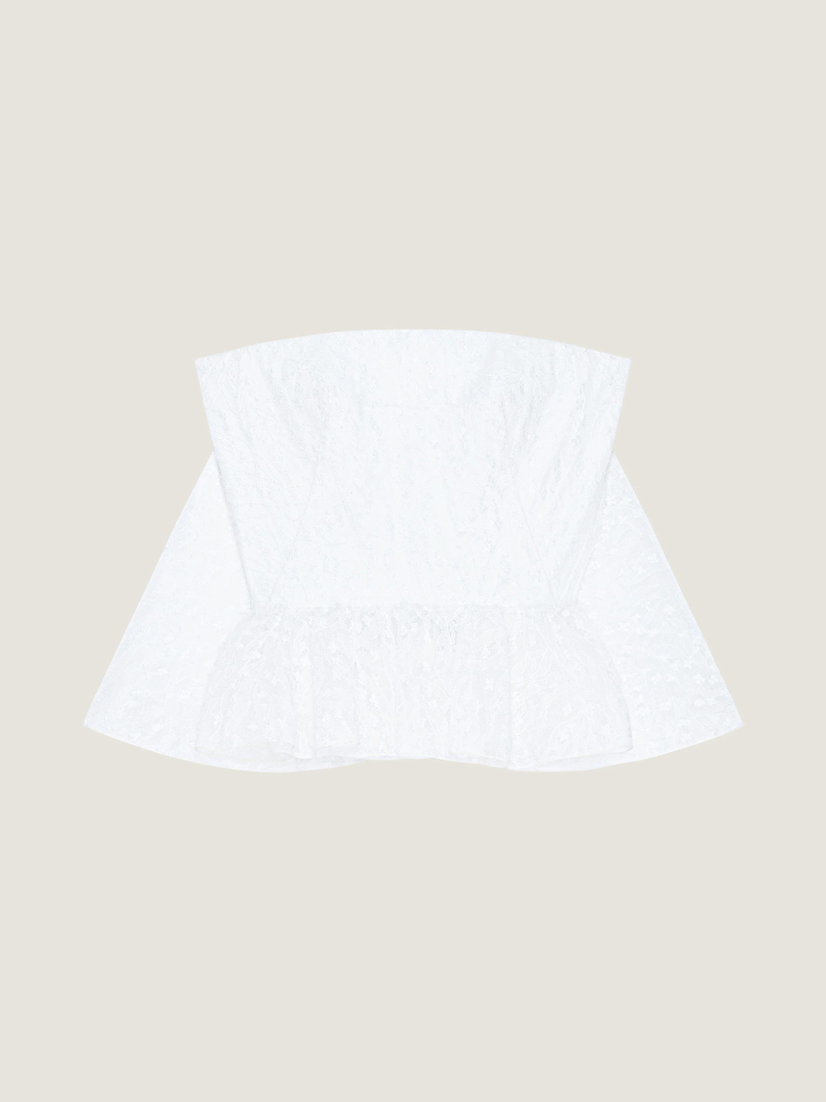 BUSTIER CAPE BACK TOP IN LACE - 1