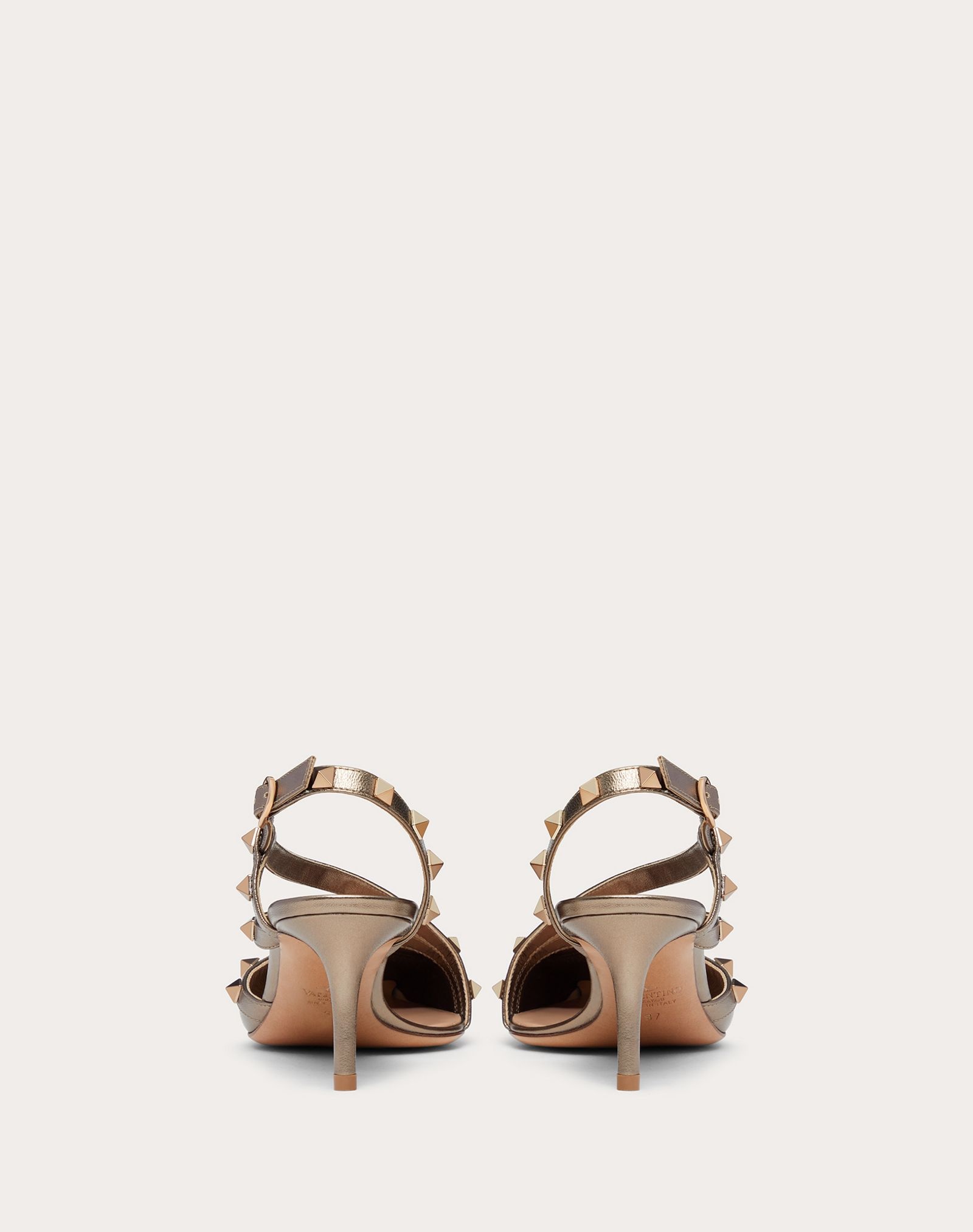 Rockstud Metallic Slingback Pump 65 mm - 3