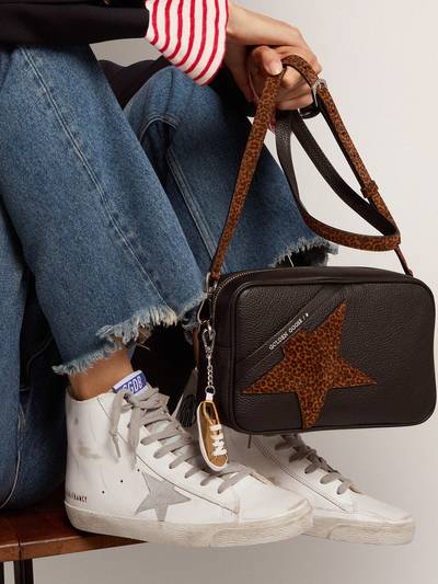 Golden Goose Francy sneakers in leather with suede star outlook