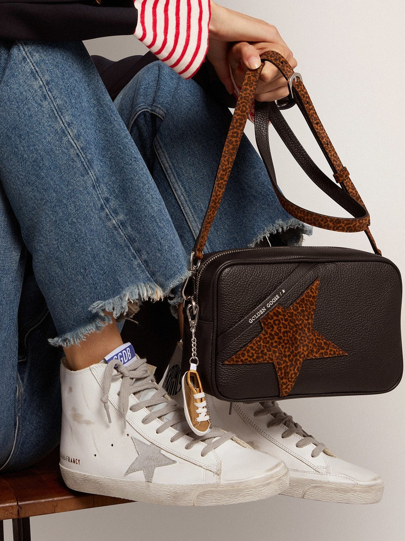 Golden Goose Francy sneakers in leather with suede star outlook