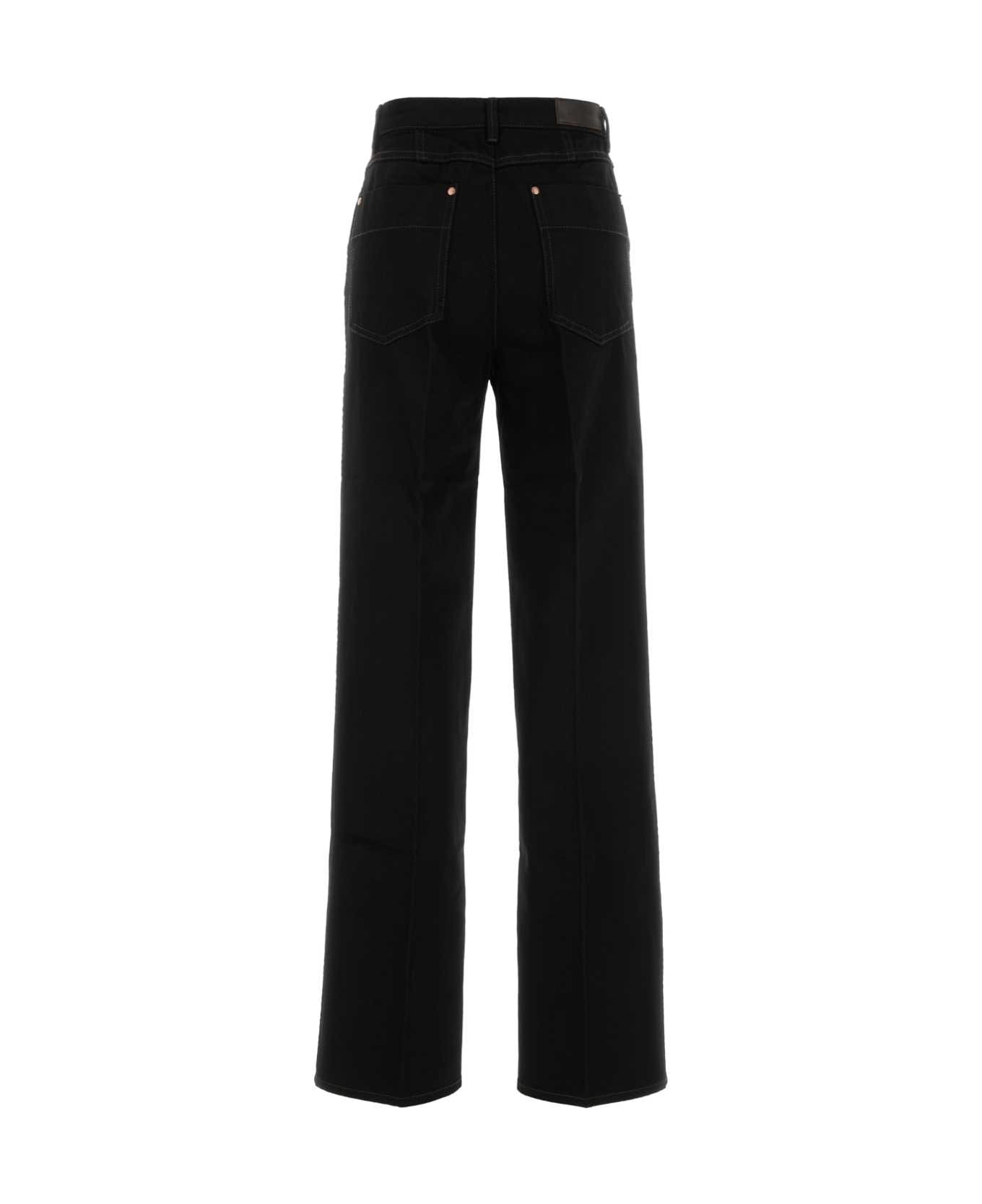 Black Denim Jeans - 2