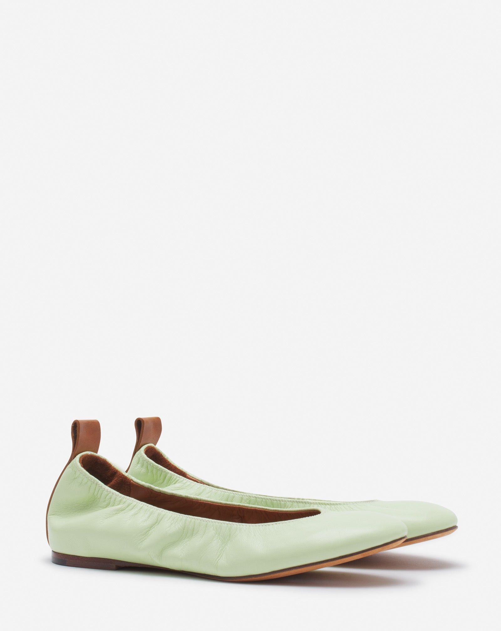 THE LEATHER BALLERINA FLAT - 2