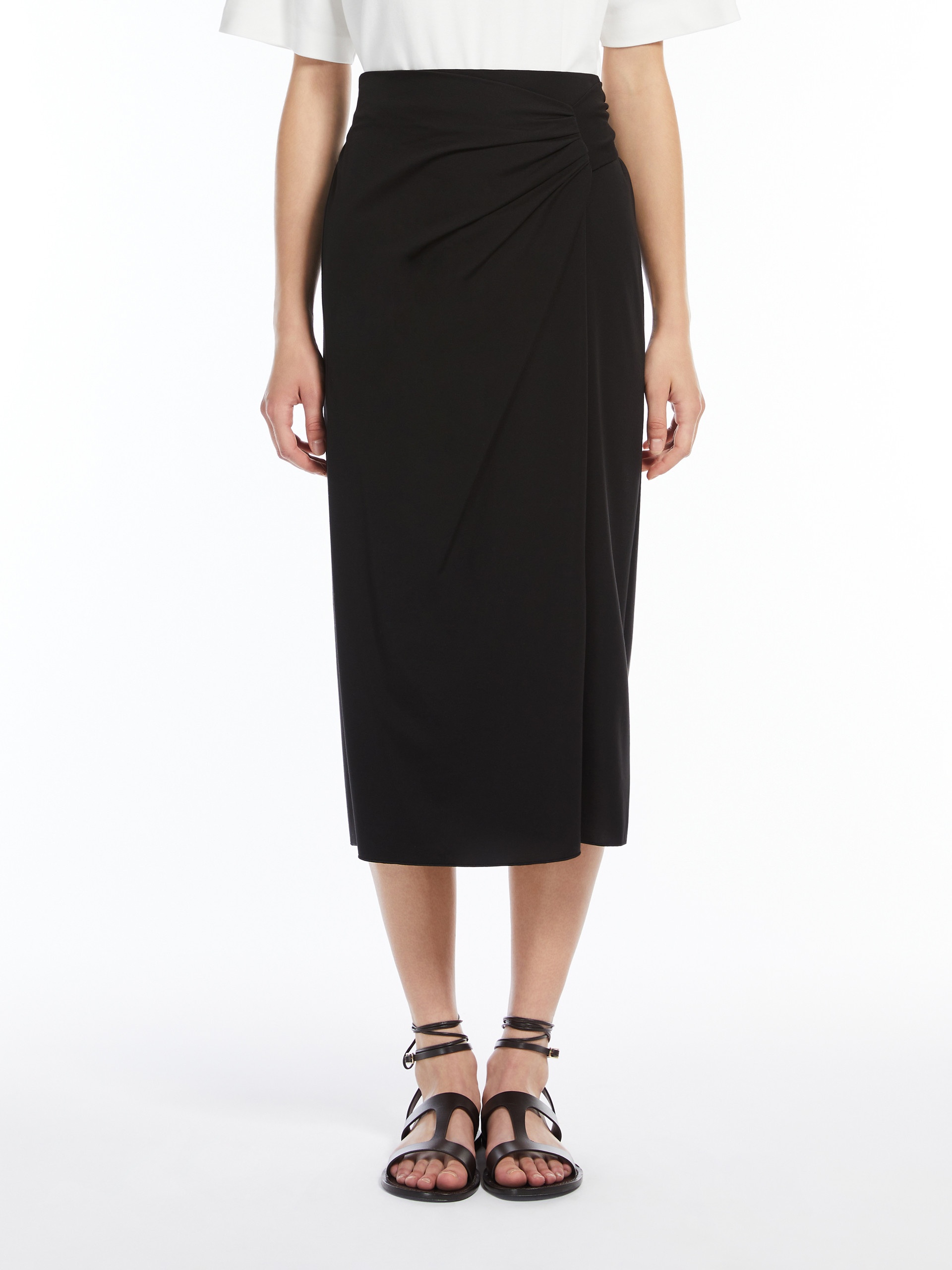 MEMO Jersey midi skirt - 3