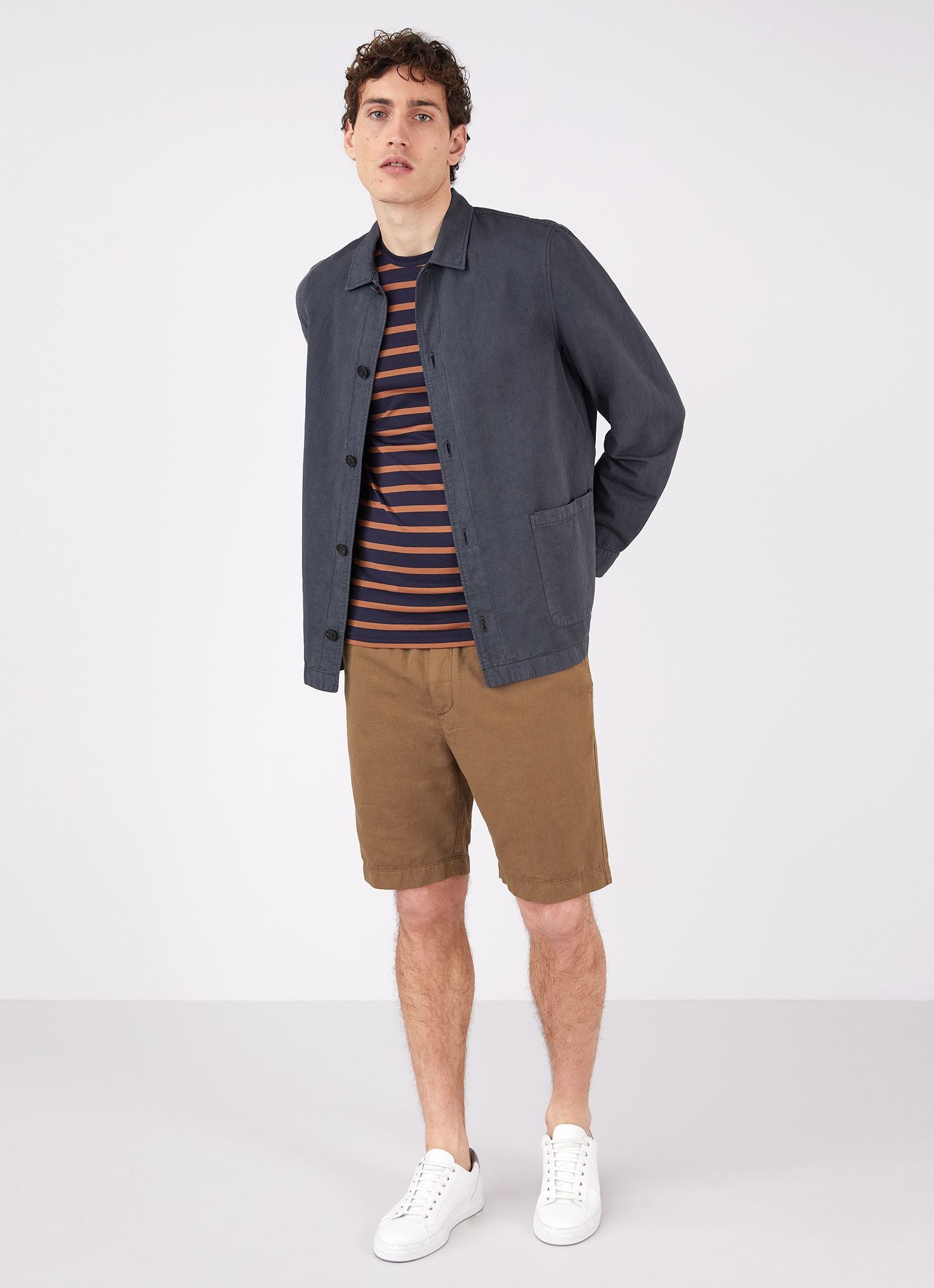 Cotton Linen Twin Pocket Jacket - 3