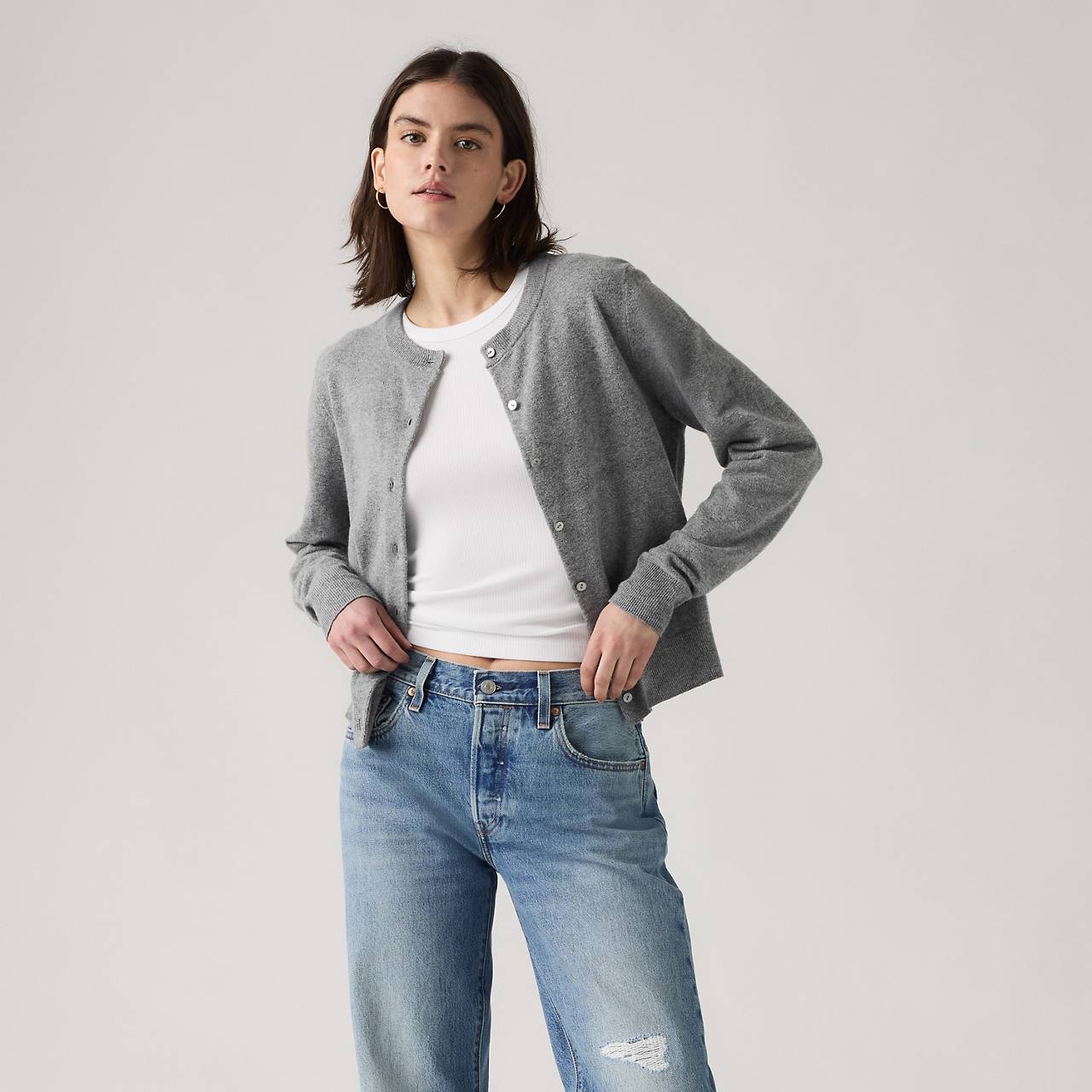 SUPERSOFT CREWNECK CARDIGAN - 2