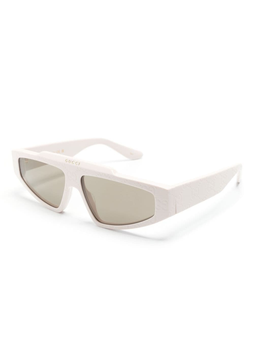 biker-style frame sunglasses - 2