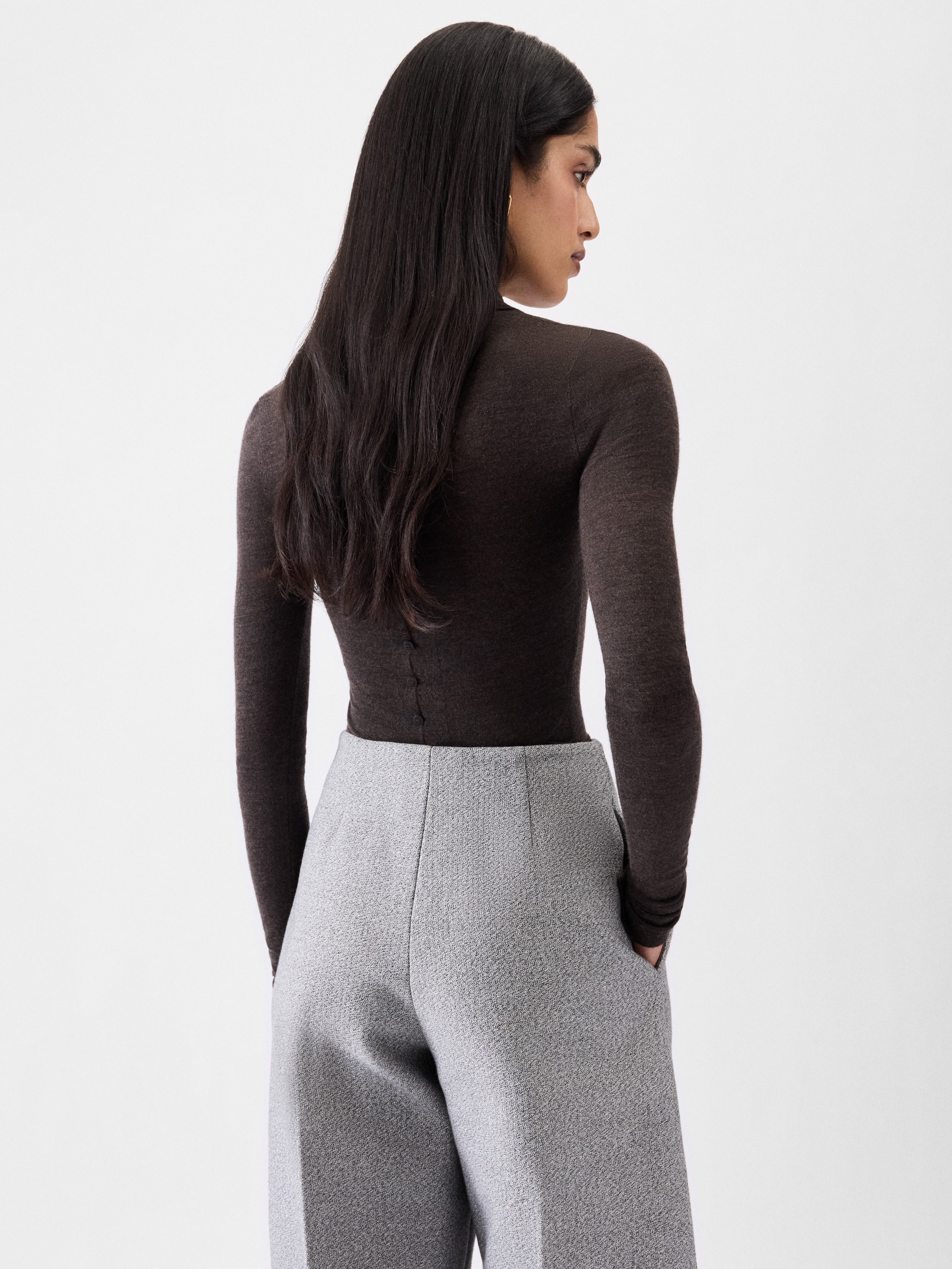 The Merino long-sleeve polo shirt - 4