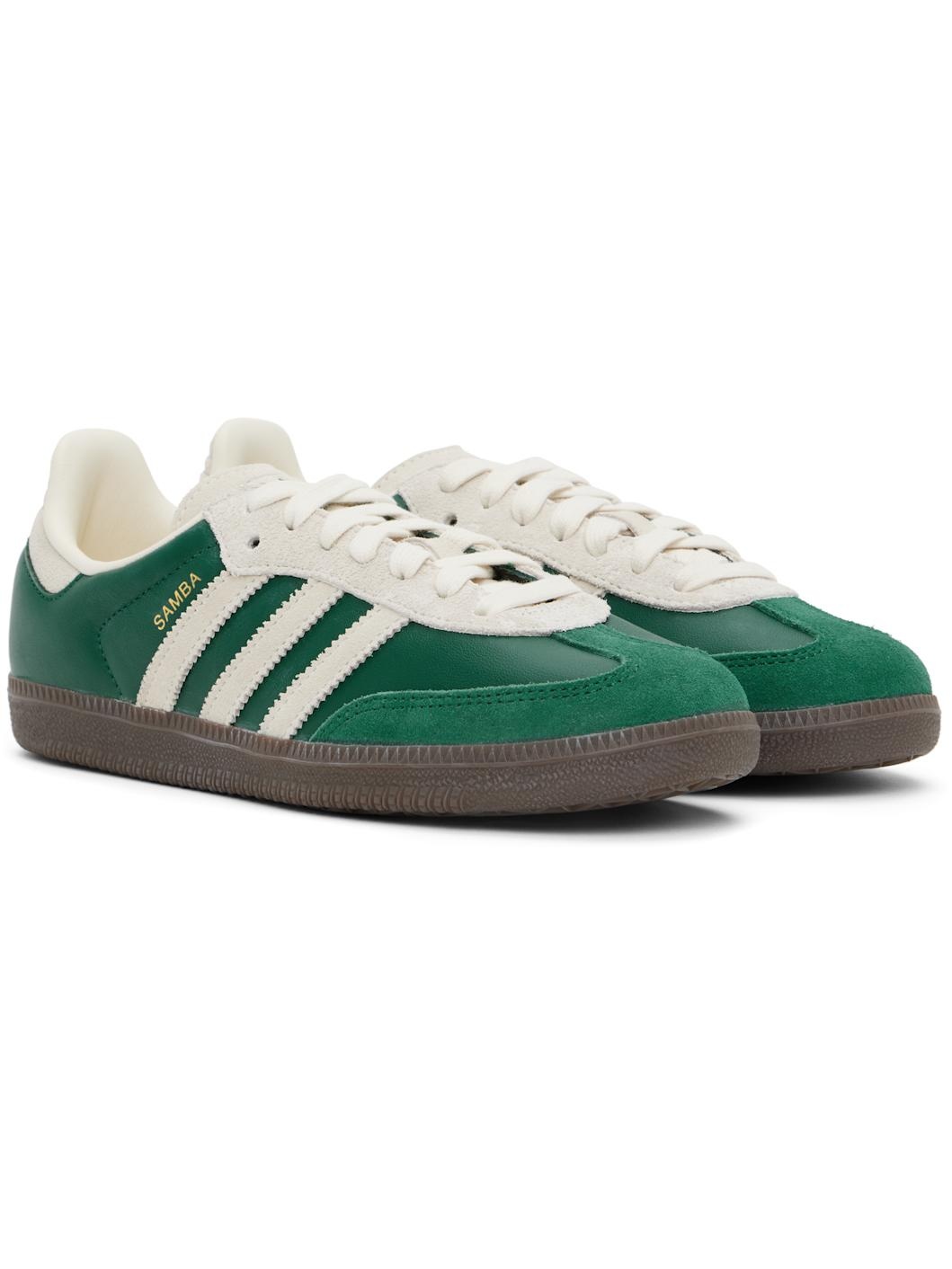 Green Samba OG Sneakers - 4