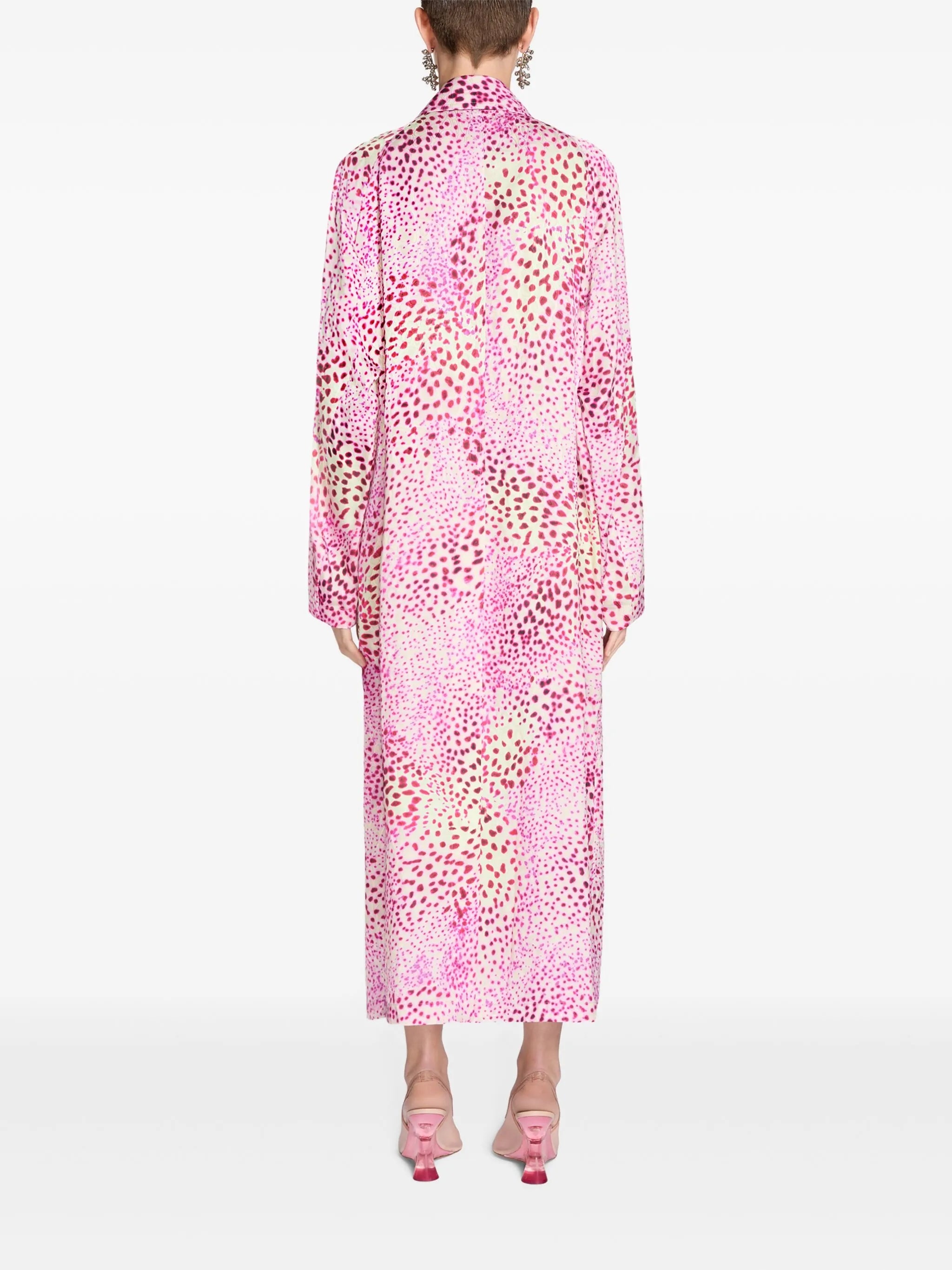 Patterned-jacquard Coat - 3