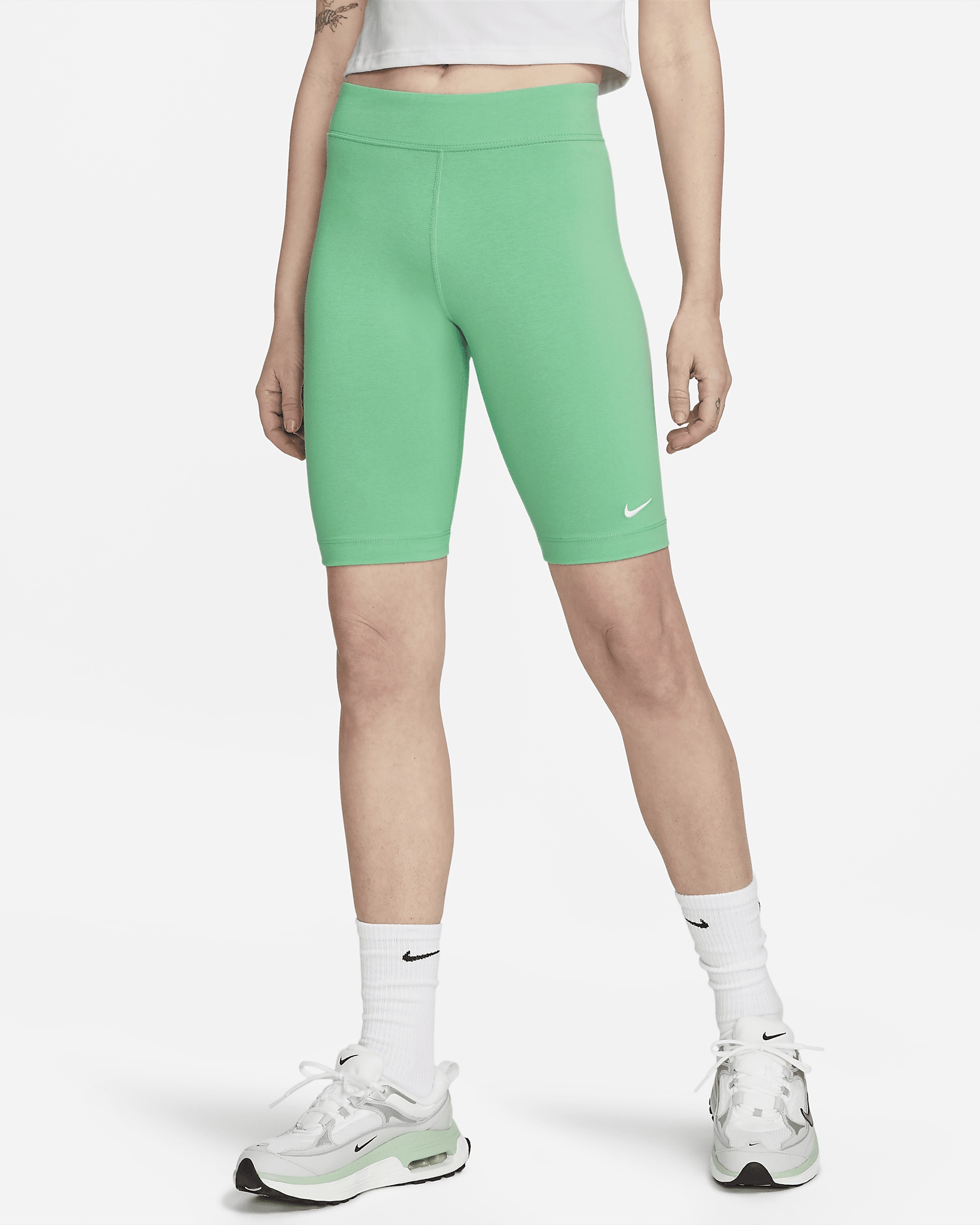 Nike Sportswear Essential Women's Mid-Rise 10" Biker Shorts - 1