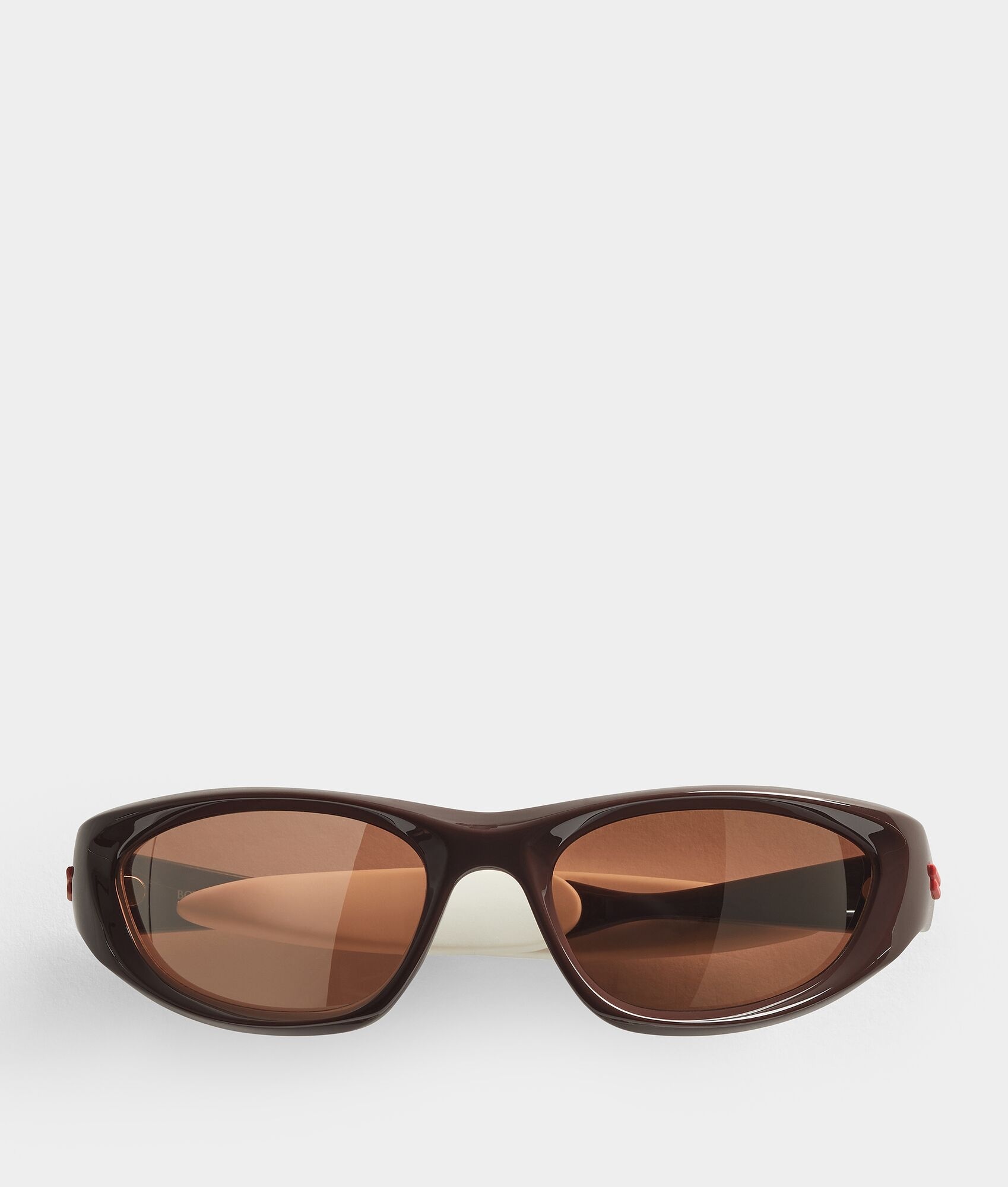 Bottega Veneta cone wraparound sunglasses