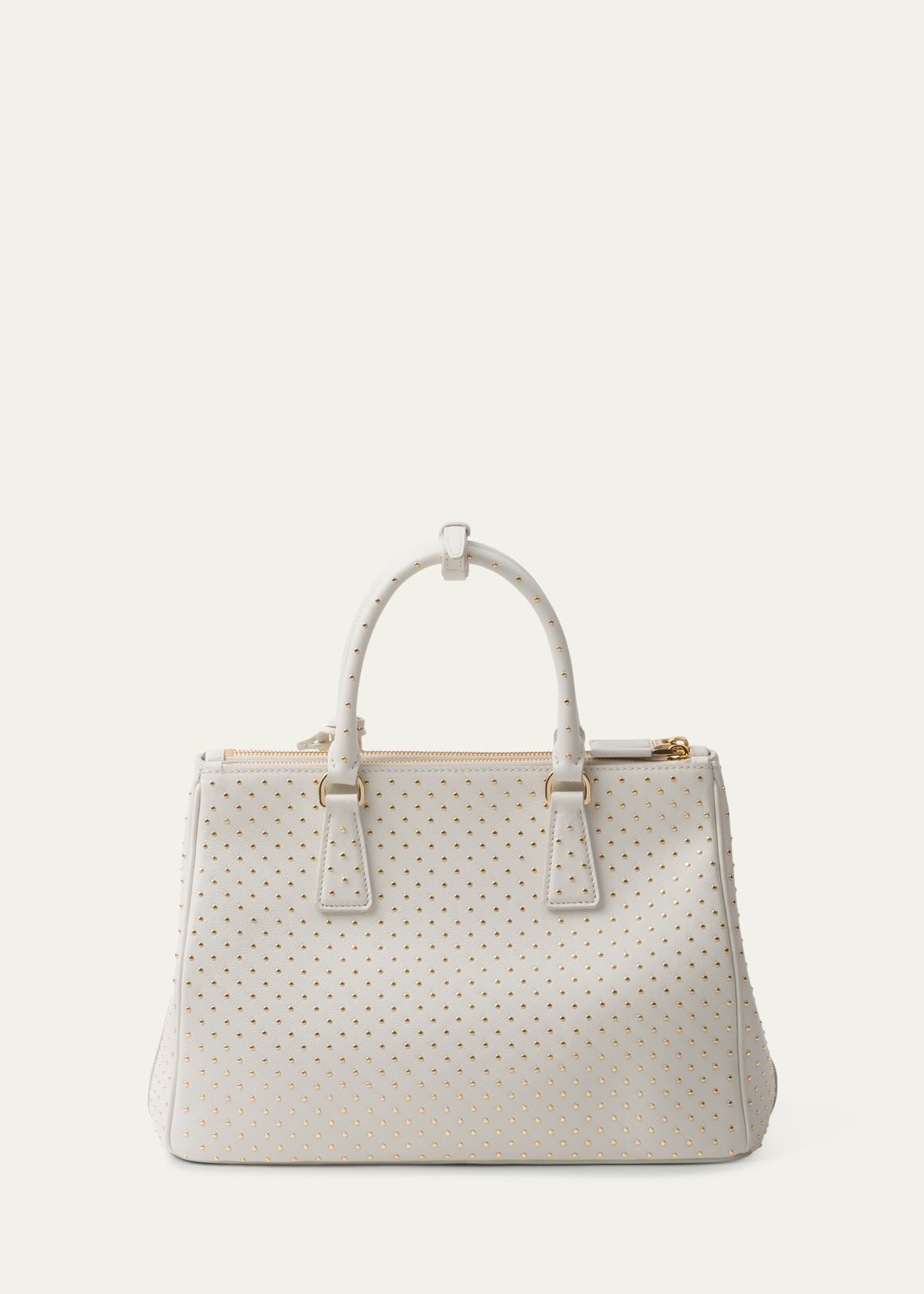 Galleria Large Studded Leather Top-Handle Bag - 3