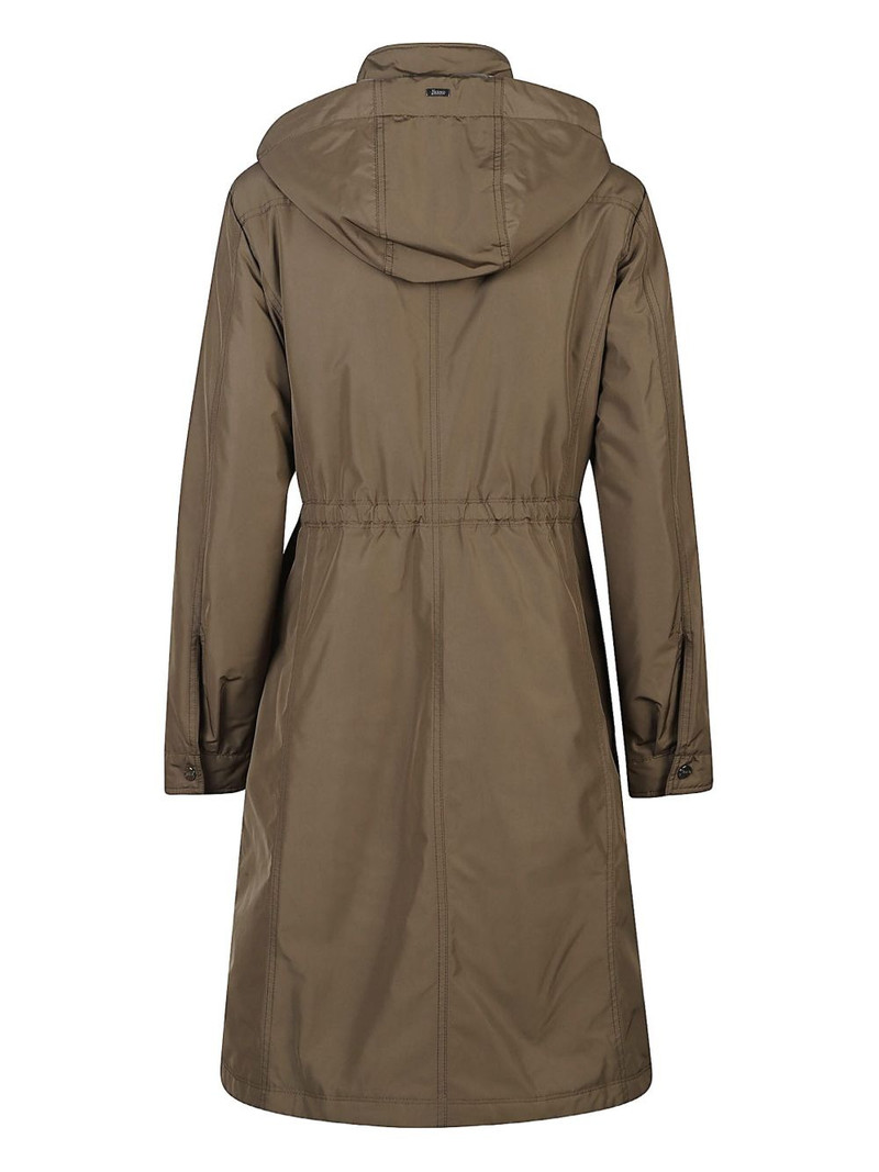 Herno hooded drawstring coat outlook