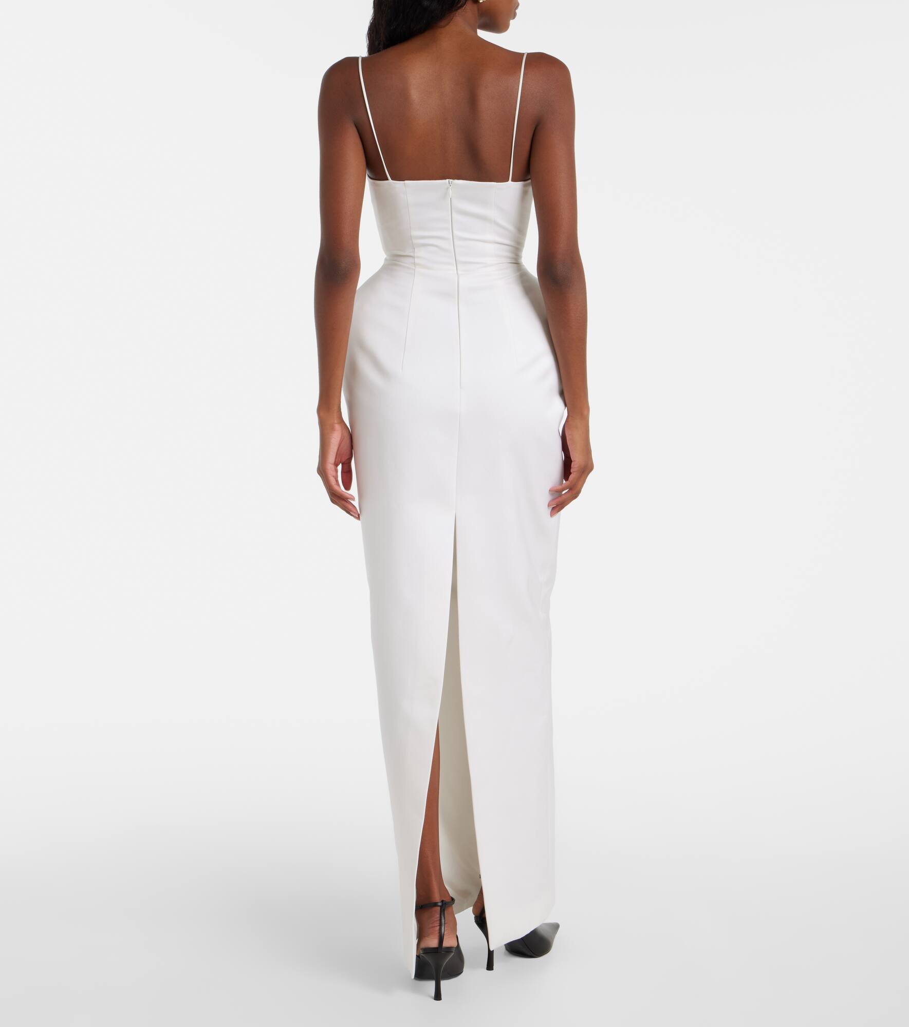 Bridal satin gown - 3