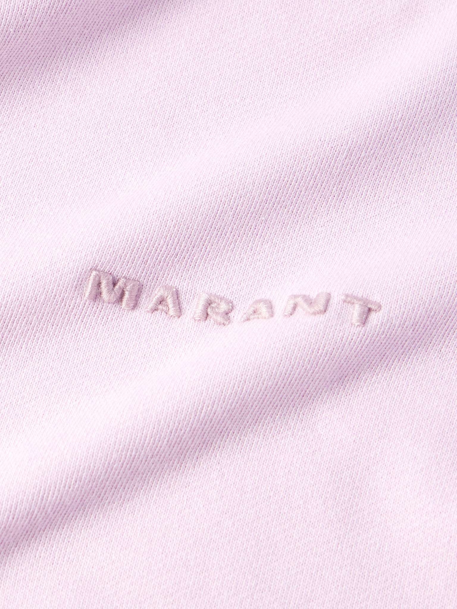 Mikis Logo-Embroidered Cotton-Blend Jersey Sweatshirt - 4