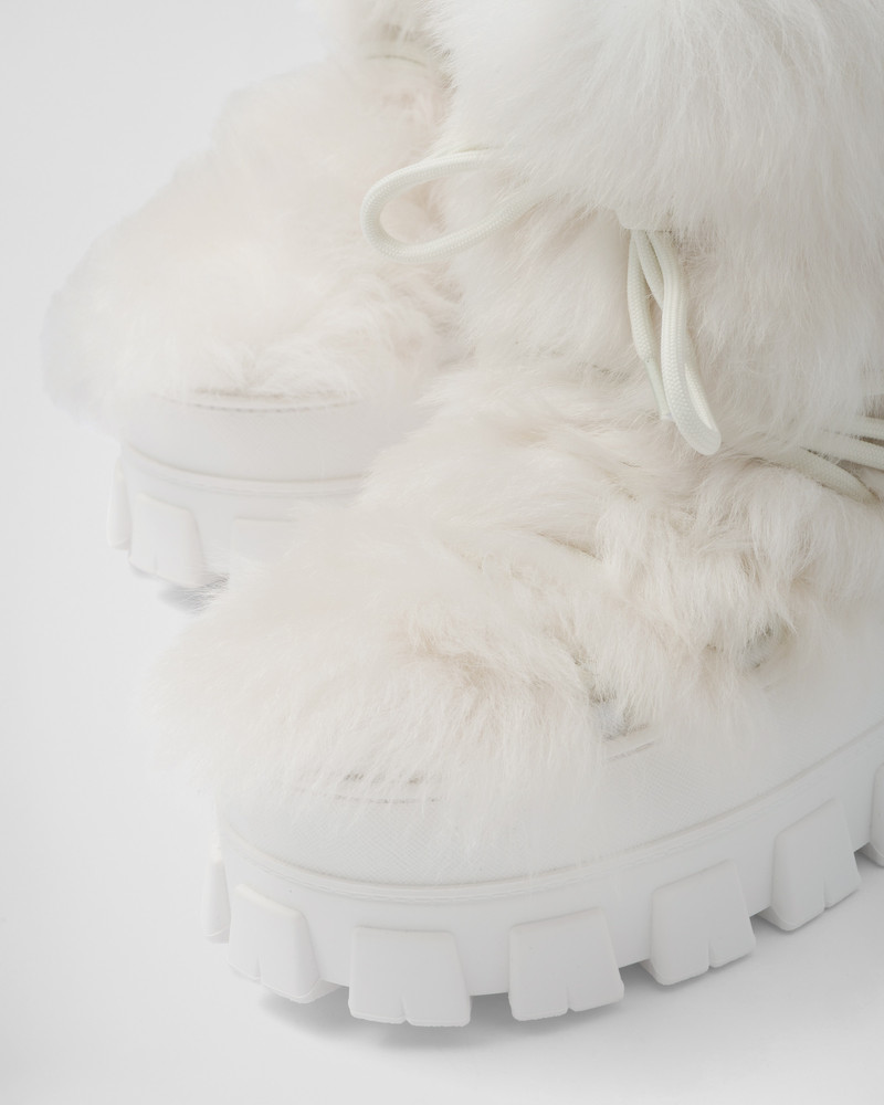 Shearling apres-ski boots 6