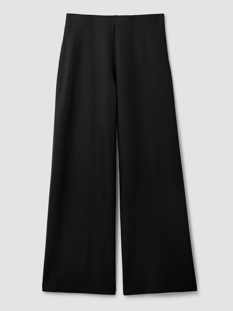 Felted Wool Jersey Wide-Leg Pant in Regenerative Wool 1
