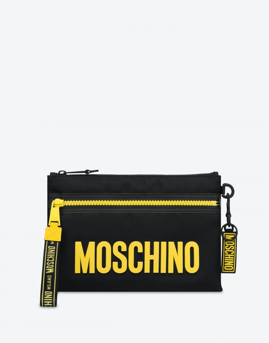 MOSCHINO RECYCLE CLUTCH - 1